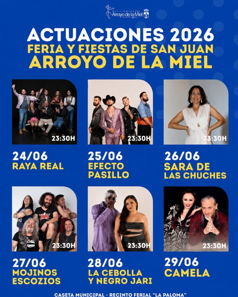 poster feria y fiestas de san juan benalmadena 2026